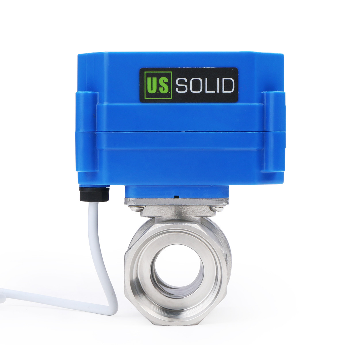 U.S. Solid Motorisierter Kugelhahn 1/2 Messing - 9-36V AC/DC Mit Auto-Return