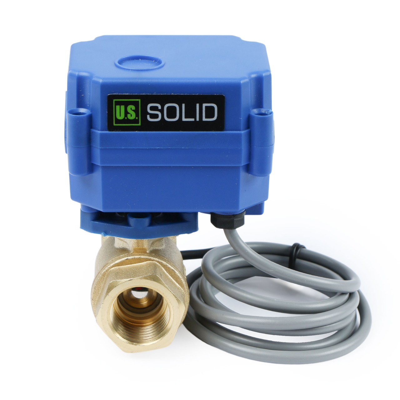 Wasserleck-Detektor - Wassermelder, Wasseralarm- und Schutzsystem mit motorisiertem 1/2-Zoll-Kugelhahn aus Messing, Steuerung und 3 Sensoren