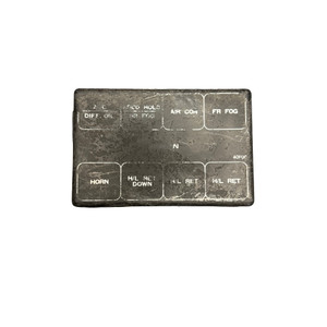 S13 Small Fuse Box Cover Lid - White 1989-1993