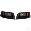 Adjustable Headlights with Bezels, E-Z-Go TXT 96-13