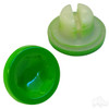 Color Wheel Inserts for Golf Carts, BAG OF 12, Lime Green