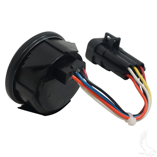 Charge Meter, 48V Round, E-Z-Go RXV