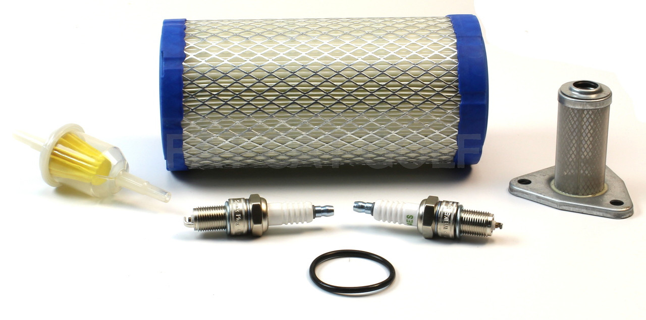 TUNE UP KIT WITH OIL FILTER FOR EZGO GAS 96+ ST350 4 CYCLE 