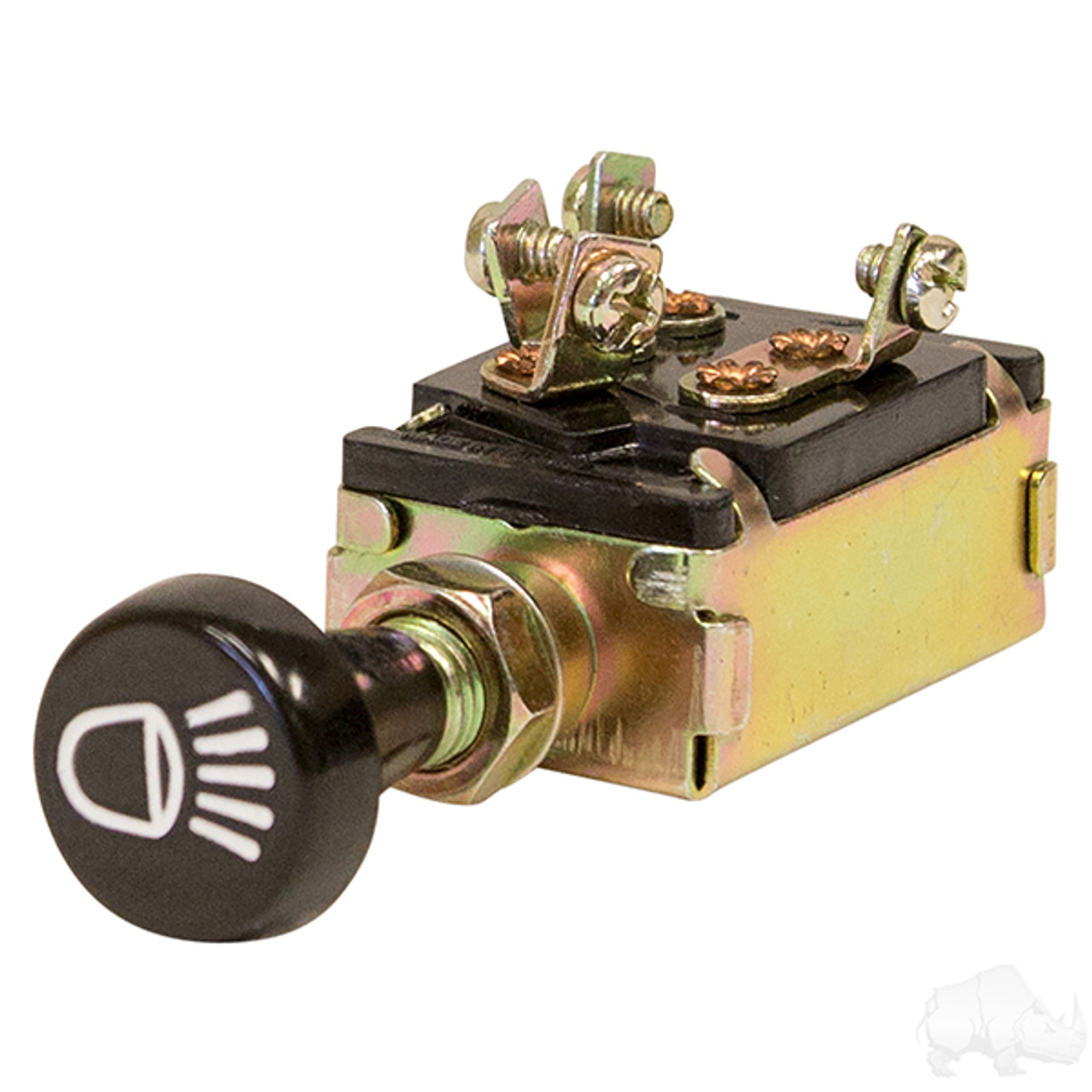 Headlight Switch, Push/Pull Three Position - Fat Cat Golf