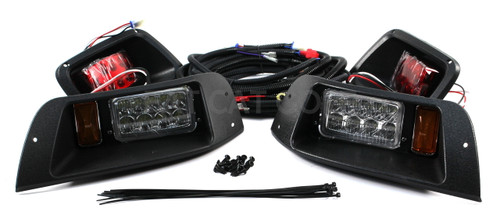 EZGO TXT 1995 to 2013 Golf Cart LED Light Kit w/Upgradable Harness