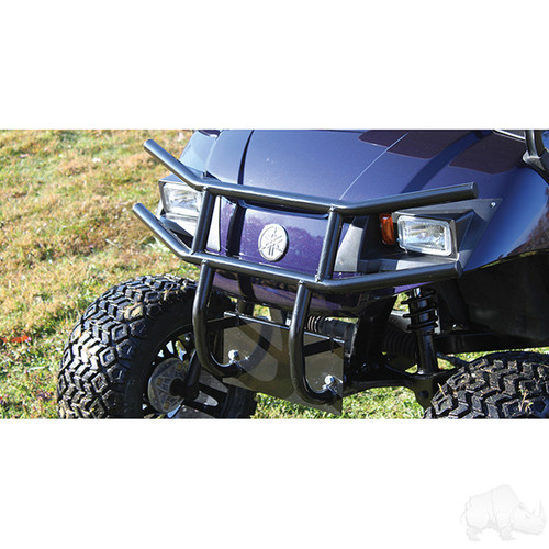 Brush Guard, Front Black Powder Coat Steel, Yamaha Drive