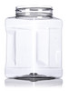 (pk of 98) 48 oz clear PET square grip container with 89-400 neck finish