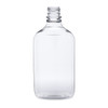 17 oz, 500ml Clear PET Plastic Flasks