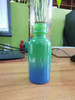 1 Oz Sage Green and Blue Multi-fade Bottle w/ White - Gold Fine Mist Sprayer