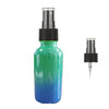 1 Oz Sage Green and Blue Multi-fade Bottle w/ Black Fine Mist Sprayer