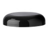 58-400  Neck Black PP plastic  ribbed skirt lid with Dome liner  - Case of  950