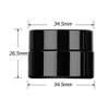 UV Protection Small Glass Jars With Lids Reusable 5ml 10ml 20ml Black Food Glass Bottle Mini Airtight Container For Herb Oil Salve Cream leaf Storage 1 Wax Carving Tools(black, 5ml)