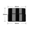 UV Protection Small Glass Jars With Lids Reusable 5ML 10ML 20ML Black Food Glass Bottle Mini Airtight Container For Herb Oil Salve Cream Leaf Storage 1 Wax Carving Tools (black, 20ml)