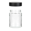 4 OZ -Straight Sided Clear Glass Jars 50mm -  100 Count  with CRC Lids