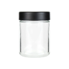 4 OZ -Straight Sided Clear Glass Jars 50mm -  100 Count  with CRC Lids