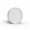 58-400 White PP Smooth Skirt Lid with Foam Liner