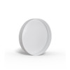 53-400 White Smooth Skirt Smooth Skirt Lid with Foam Liner- Bag of 100