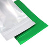 QQ Studio 100PCS Matte Translucent Front Colored Stand-Up Resealable QuickQlick Bags (14x20cm (5.5x7.9"), Translucent/Green)-1632966488