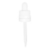 1 oz White Child Resistant with Tamper Evident Seal Glass Dropper (18-415)