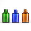 1 Oz Amber Cylinder Slope Glass Bottle w/ Black Matt Gold Fine Mist Sprayer