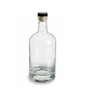 750 ml Clear Glass Nocturne Nordic Liquor Bottle 21.5mm Cork Top Finish - Case Qty: 12)