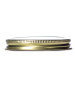 70-400 GOLD Metal CT Lid with Plastisol Liner- Bag of 200