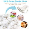 Candle Making Kit, DIY Candles Craft Tools,1pc Candle Make Pouring Pot,50pcs Candle Wicks, 50pcs Candle Wicks Sticker and 2pcs 3-Hole Candle Wicks Holder