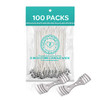 Candle Wicks - 100% Natural Cotton, Pre-Waxed, Low Smoke 6" Wicks for DIY Candle Making, 100 Wicks Plus 2 Centering Devices