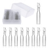 PEKYBIO Vial Insert, 6mm Clear Glass Insert with Polyspring, Volume 200ul, Pack of 100