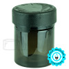 3oz PET Aviator Series by Chubby Gorilla TE/CRC Translucent Black Container w/Solid Black Cap(400/cs)