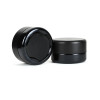 9ml Child Resistant Black Glass Jar w/ Black Cap- 1 Gram- 320 Count