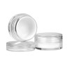 5ml Plastic Concentrate Container w/ White Silicone Insert- 500 Count
