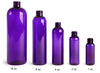 1oz Purple PET Cosmo Round Bottles