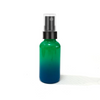 1 Oz Sage Green and Blue Multi-fade Bottle w/ Black Smooth Fine Mist Sprayer