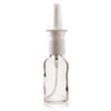 1 oz CLEAR Glass Bottle - w/ Nasal Sprayer