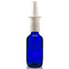2 oz Cobalt BLUE Glass Bottle - w/ Nasal Sprayer