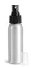 80 ml (2.5 oz) Aluminum Slimline Bottle with Black Atomizer- Set of 60