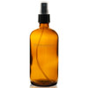 32 oz AMBER Glass Bottle - w/ Black Mist Sprayer