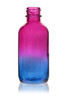 2 Oz Multi Fade Cosmic Cranberry and Teal blue w/ Black Child Resistant Dropper