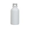 1 oz Matt White -colored clear glass bottle with 20-400 neck finish