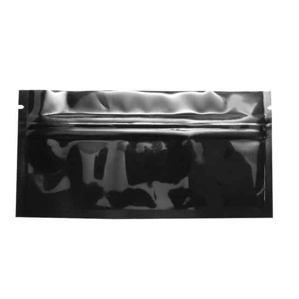 5.75X 2.875Barrier Flat Pouch                  Clear/Black (2000/Case)