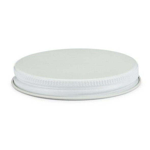 70-400 White Metal CT Lid with Plastisol Liner- Bag of 200