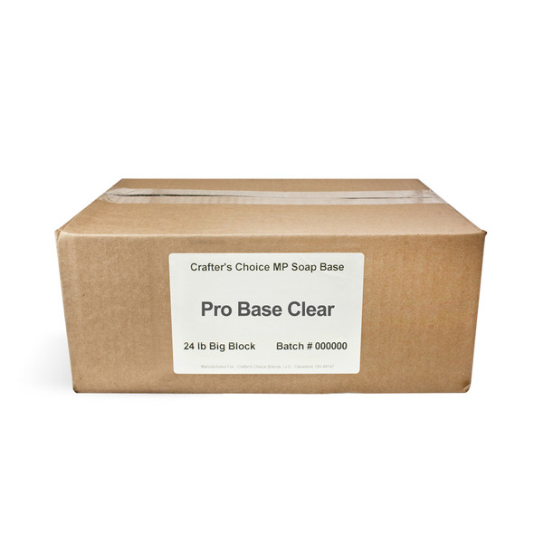 Crafter's Choice™ Pro Base Clear MP Soap Base - 23 lb Block