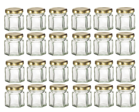 12 Pack - 3.4 Ounce Mini Square Glass Spice Jar with Orange Flip-Top  Gasket, Airtight Clear Storage Jars, with REUSABLE labels and Pen