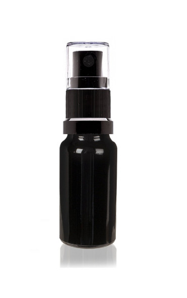 15 ml (15 ml)Ultra Violet Glass Bottle w/ Fine Mist Sprayer-Pack of 138