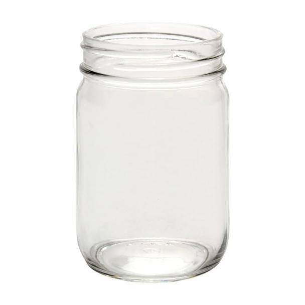 12 oz Mason Economy Jars 70-450 Finish-Case of 12