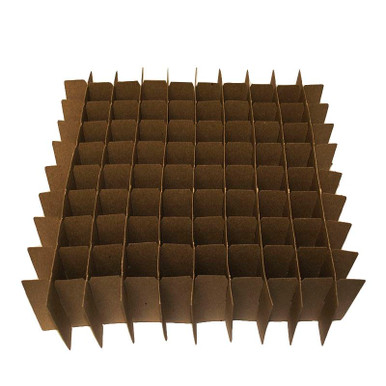 Only Partitions dividers for 100 Cells boxes (Fits 100 - 15ml, and 30ml ...