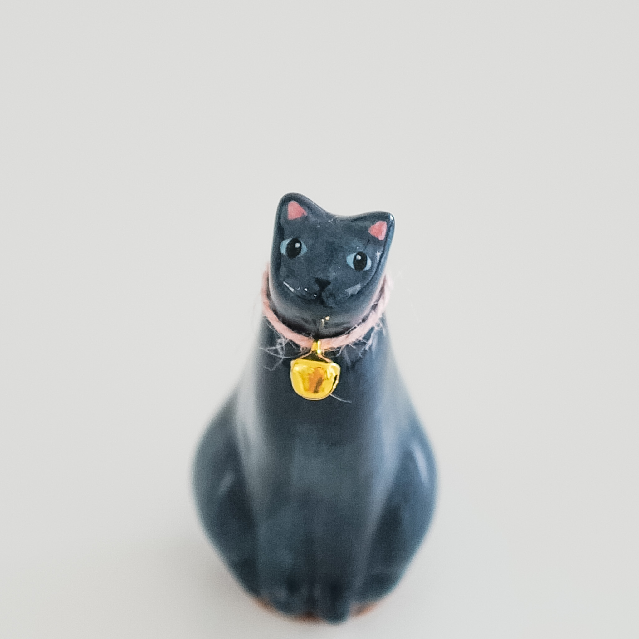 jangjorim ceramic cat M - Russian Blue & American shorthair  - Size : 4.5cm X 4.5cm X H