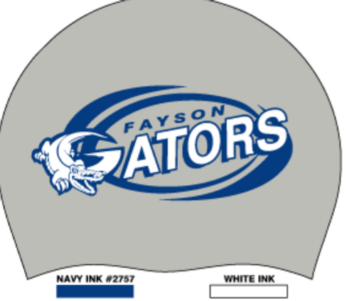 Single Silicone 2 color Team Cap- Fayson