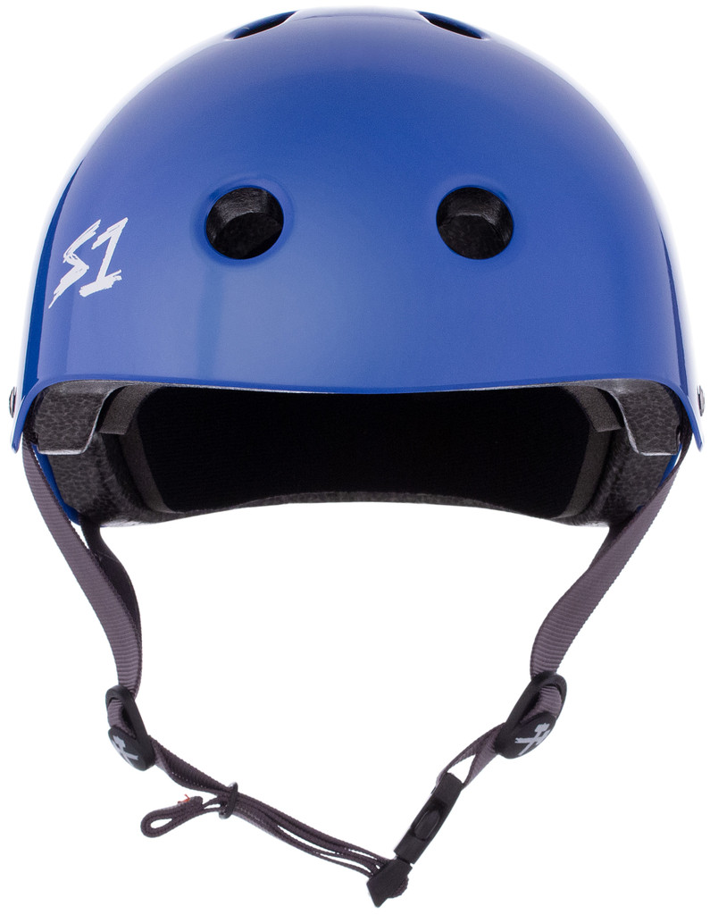 LA Blue BMX Helmet S1 Lifer front view